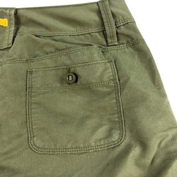 Lands' End Pants Cargo Lined Mid Weight Green Women's Size 8 - Picture 3 of 10